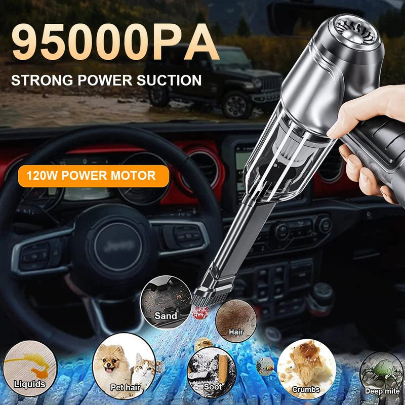 Wireless Portable Car Vacuum Cleaner | Handheld | Highest Power Blower